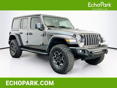 Used 2023 Jeep Wrangler Unlimited Rubicon 4xe w/ Cold Weather Group AWD/4WD image 1