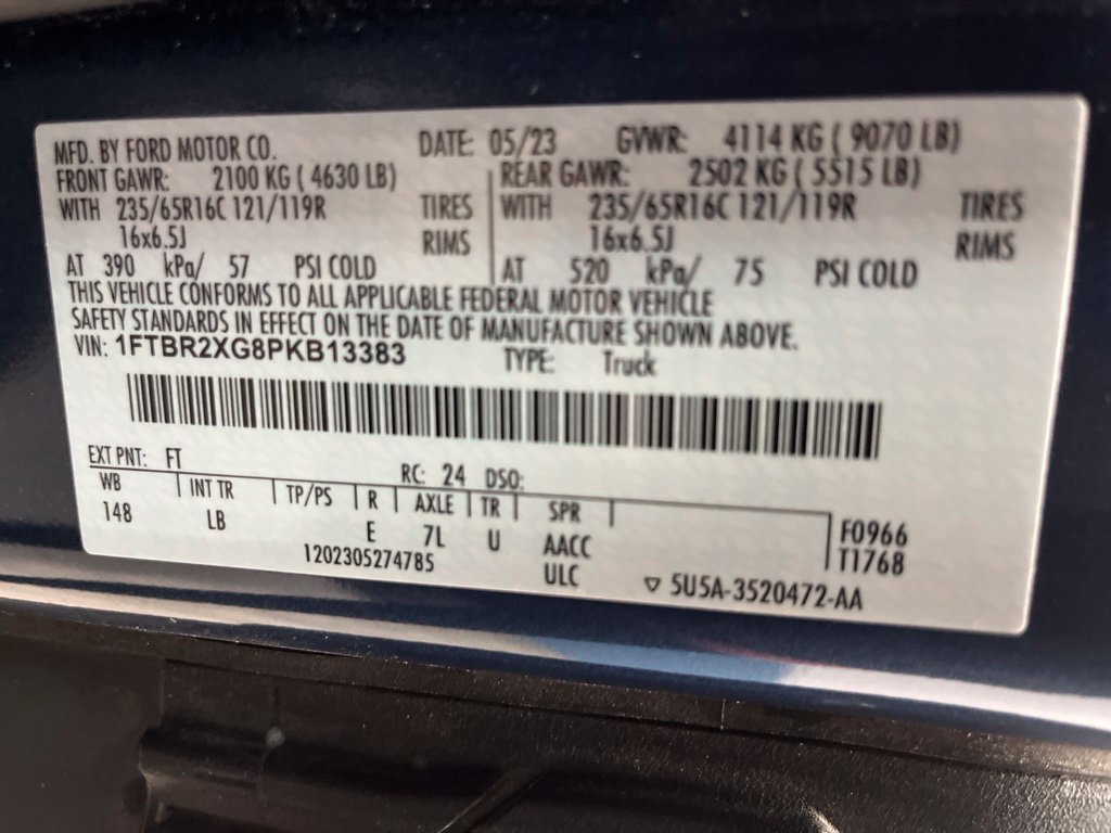 Used 2023 Ford Transit 250 148 High Roof AWD w/ Exterior Upgrade Package image 32