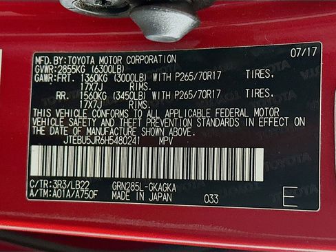 Used 2017 Toyota 4Runner SR5 Premium image 12