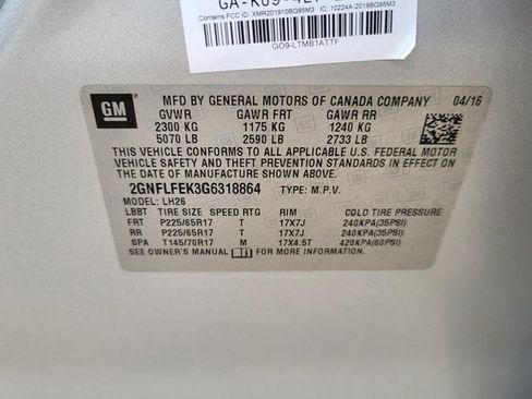 Used 2016 Chevrolet Equinox LT image 31