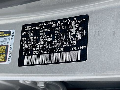 Used 2020 Hyundai Tucson SEL w/ Cargo Package AWD/4WD image 31