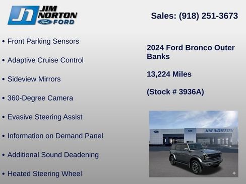 Used 2024 Ford Bronco Outer Banks AWD/4WD image 31