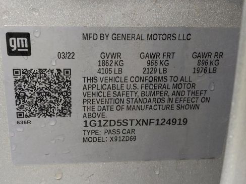 Used 2022 Chevrolet Malibu LT FWD image 33