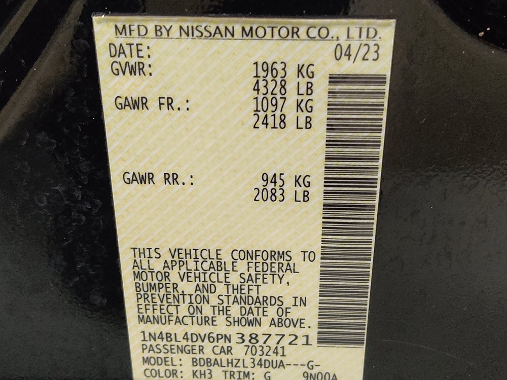 Used 2023 Nissan Altima 2.5 SV FWD image 33