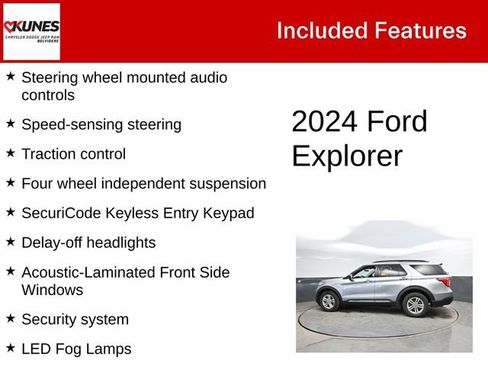 Used 2024 Ford Explorer XLT w/ Equipment Group 202A AWD/4WD image 4