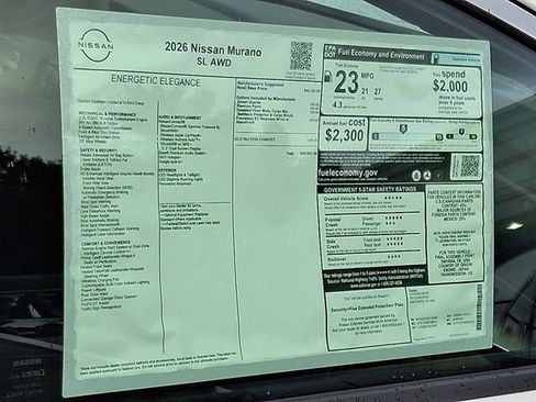 New 2026 Nissan Murano SL image 11