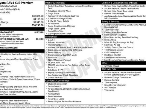 Used 2024 Toyota RAV4 XLE Premium w/ Weather Package FWD image 2