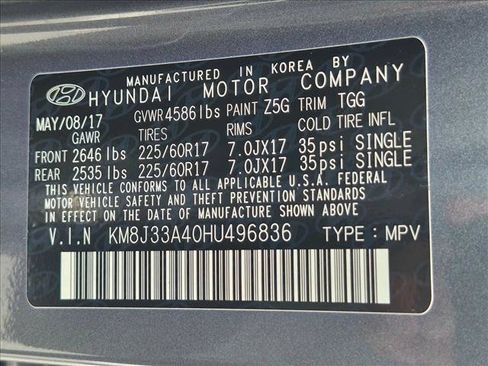 Used 2017 Hyundai Tucson SE w/ SE Popular Package 02 FWD image 23