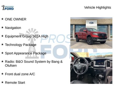Used 2022 Ford Ranger Lariat w/ Equipment Group 501A High image 5