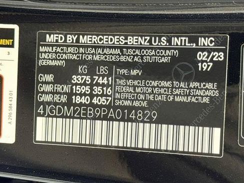 Used 2023 Mercedes-Benz EQS 450+ 4MATIC SUV image 30