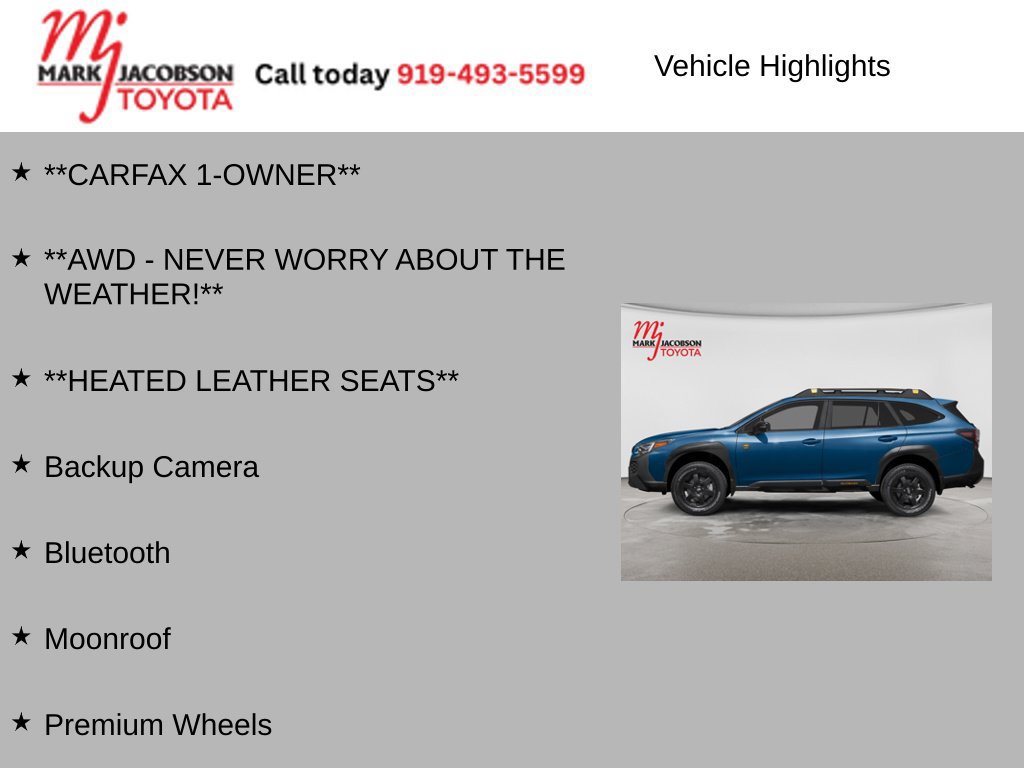 Used 2025 Subaru Outback Wilderness AWD/4WD image 6