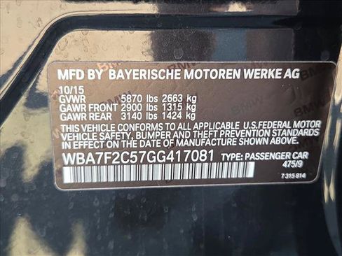Used 2016 BMW 750i xDrive AWD/4WD image 27