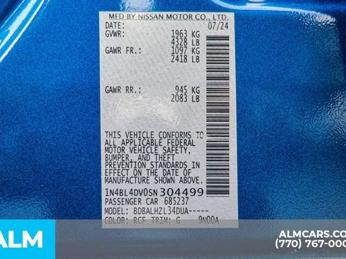 Used 2025 Nissan Altima 2.5 SV FWD image 55