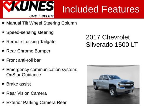Used 2017 Chevrolet Silverado 1500 LT AWD/4WD image 3