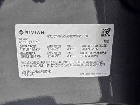 Used 2023 Rivian R1S Adventure Quad AWD/4WD image 25