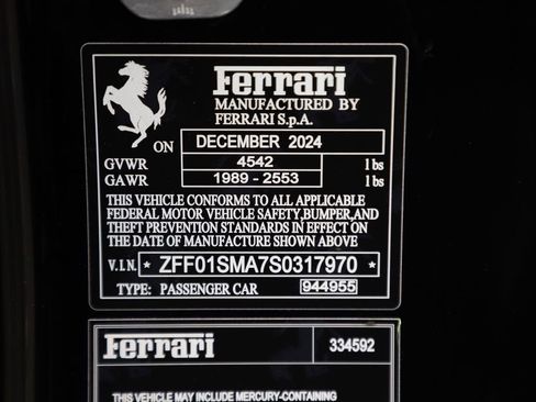 Certified 2025 Ferrari 296 GTS RWD image 75