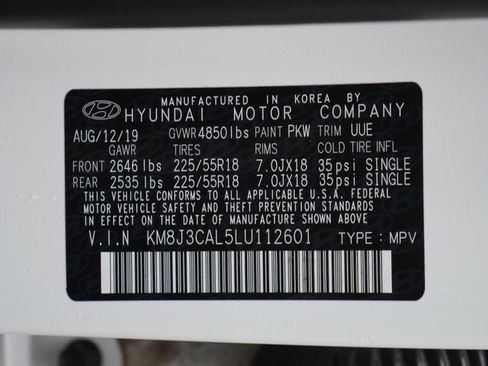 Used 2020 Hyundai Tucson Ultimate w/ Cargo Package AWD/4WD image 8