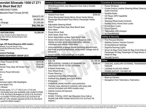 Used 2017 Chevrolet Silverado 1500 LT w/ All Star Edition AWD/4WD image 10