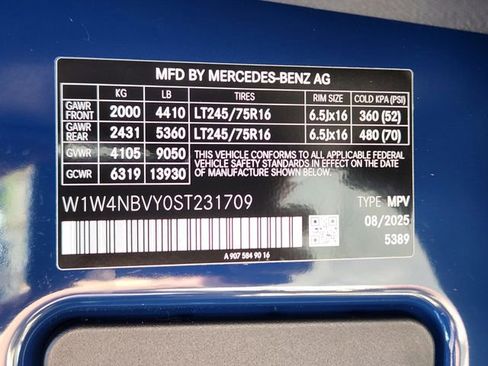 New 2025 Mercedes-Benz Sprinter 2500 image 24