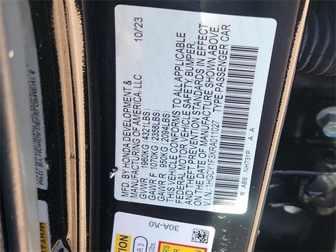 Certified 2024 Honda Accord EX image 21