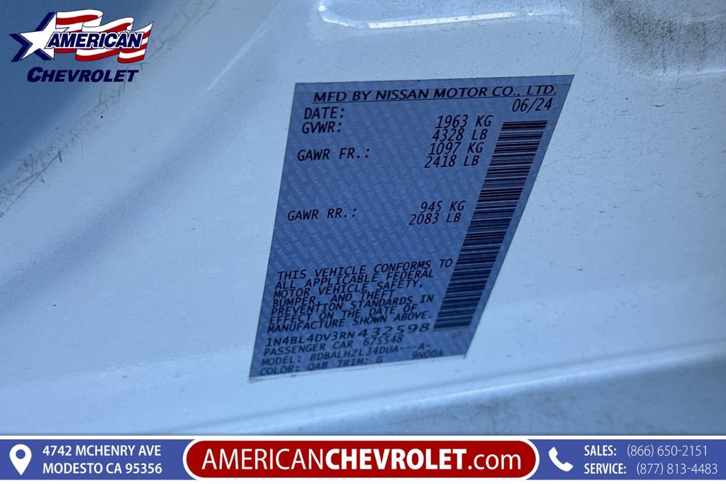 Used 2024 Nissan Altima 2.5 SV FWD image 39