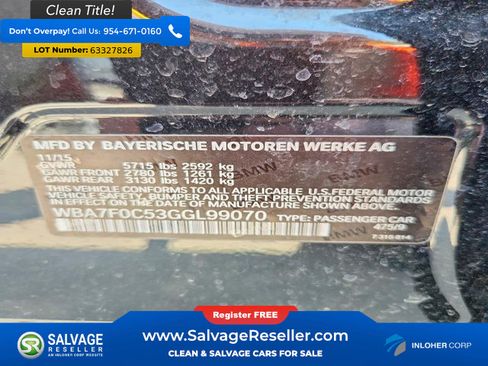 Used 2016 BMW 750i RWD image 16