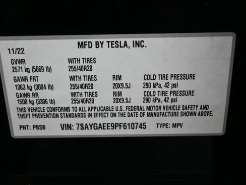 Used 2023 Tesla Model Y Long Range AWD/4WD image 8