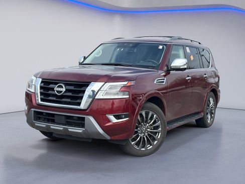 Used 2023 Nissan Armada Platinum w/ Captain's Chairs Package image 2