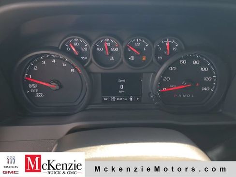 Used 2024 Chevrolet Silverado 1500 Custom w/ Turbomax Blackout Package AWD/4WD image 12