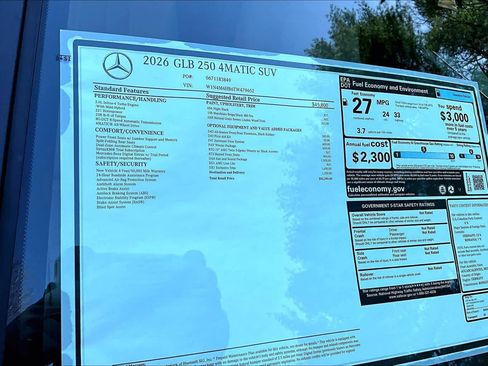 New 2026 Mercedes-Benz GLB 250 4MATIC image 19