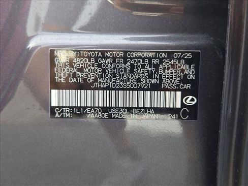 Used 2025 Lexus IS 500 w/ Accessory Package 2 RWD image 26
