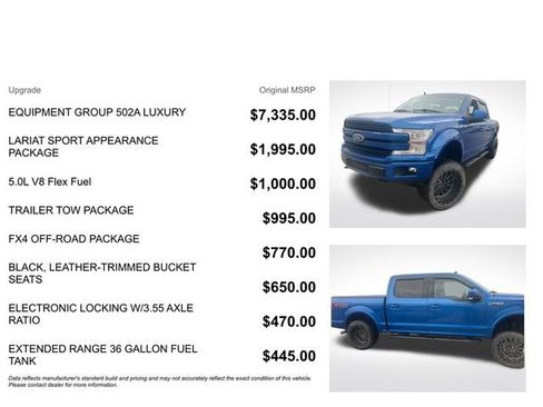 Used 2018 Ford F150 Lariat w/ Equipment Group 502A Luxury AWD/4WD image 3