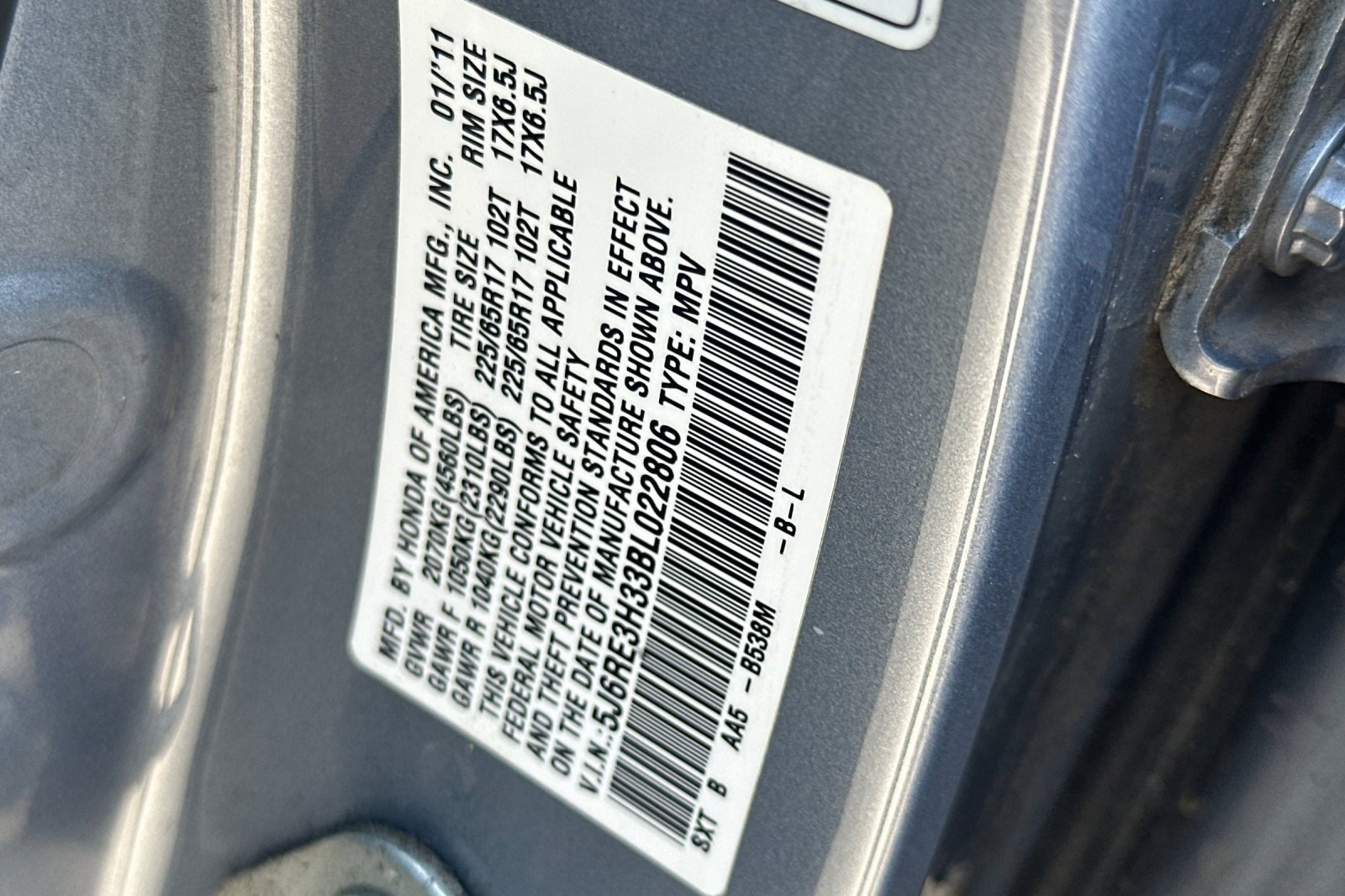 Used 2011 Honda CR-V LX image 38