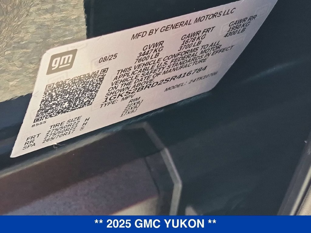 Used 2025 GMC Yukon Elevation AWD/4WD image 35