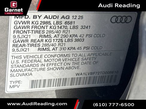 Certified 2026 Audi Q7 3.0T Premium Plus w/ Premium Plus Package AWD/4WD image 28