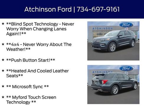 Certified 2023 Ford Explorer Limited w/ Limited Technology Package image 8