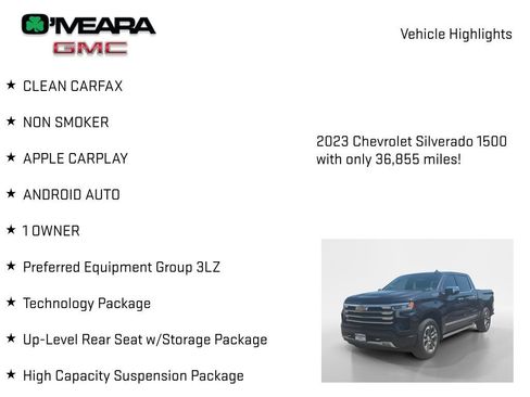 Used 2023 Chevrolet Silverado 1500 High Country w/ Technology Package AWD/4WD image 8