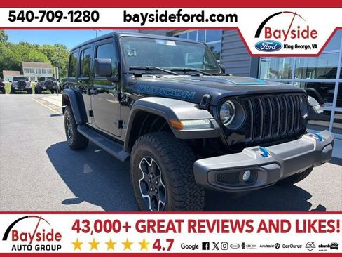 Used 2023 Jeep Wrangler Unlimited Rubicon 4xe w/ Cold Weather Group AWD/4WD image 1