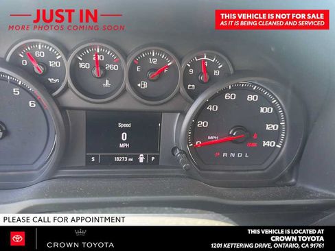 Used 2023 Chevrolet Silverado 1500 Custom w/ LPO, Dark Essentials Package RWD image 9