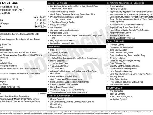 Used 2025 Kia K4 GT-Line FWD image 19