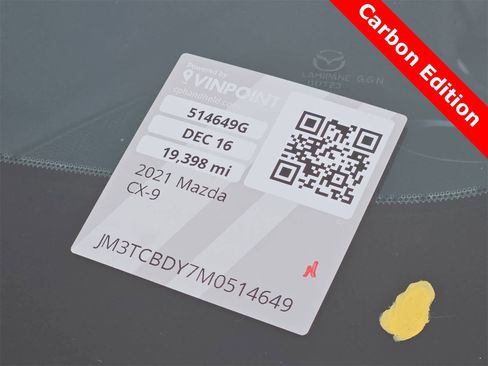 Used 2021 MAZDA CX-9 Carbon Edition image 25