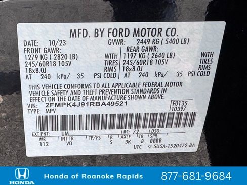 Used 2024 Ford Edge SEL image 41