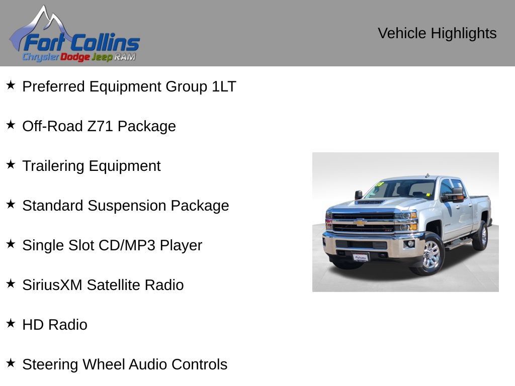 Used 2018 Chevrolet Silverado 2500 LT w/ LT Fleet Convenience Package AWD/4WD image 4