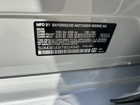 New 2026 BMW X5 xDrive50e w/ M Sport Package AWD/4WD image 37