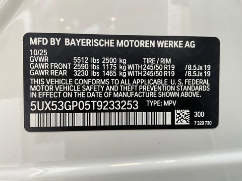 New 2026 BMW X3 xDrive30 w/ Convenience Package image 37