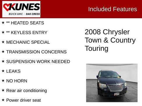 Used 2008 Chrysler Town & Country Touring FWD image 2