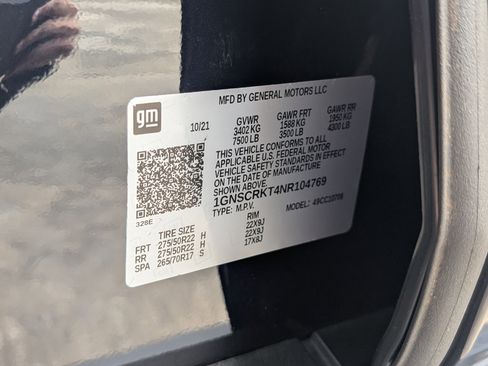 Used 2022 Chevrolet Tahoe RST w/ Luxury Package RWD image 40