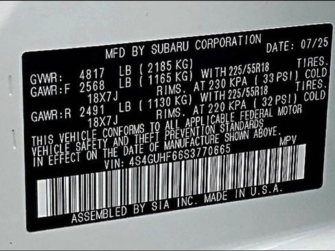 Certified 2025 Subaru Crosstrek 2.5i Sport w/ Crosstrek Mirror Package image 20