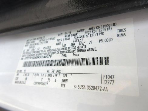 Used 2019 Ford Transit 250 130 Low Roof w/ Interior Upgrade Package image 28