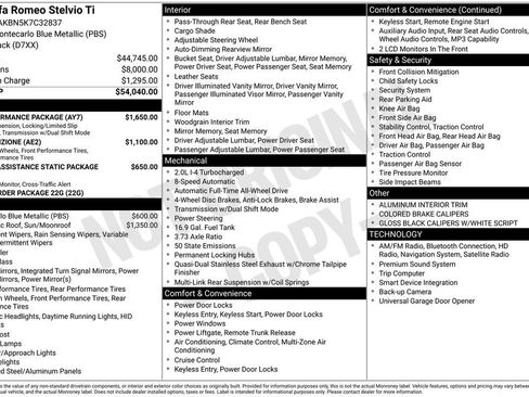 Used 2019 Alfa Romeo Stelvio Ti w/ TI Performance Package image 5